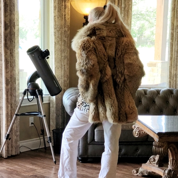 Luscious Coyote Fur Stroller sz M - Picture 9 of 17